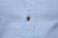 Primavera y verano nuevas camisas de negocios de moda para hombres camisas de manga larga de color sólido de moda japonesa casual de algodón y lino para hombres en hermosos tamaños - details 13