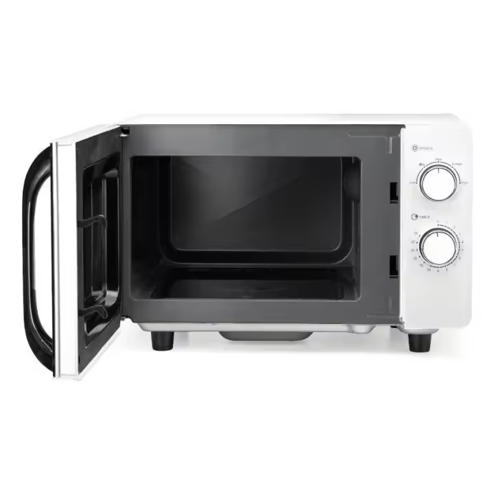 Orbegozo - Microondas MI 2060 CE 20 L blanco con tecnología Flatbed sin plato giratorio, 700 W ajustable en 5 niveles, temporizador hasta 35 min y función de descongelado para cocina diaria eficiente - 1