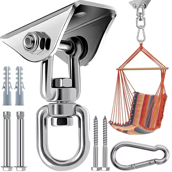 Kit de hamaca giratoria 360 °, capacidad de carga de 1000 lb - 1