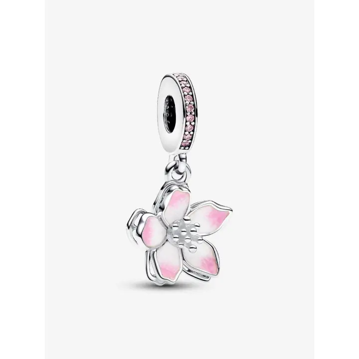 Pandora - Charm Colgante de Flor de Cerezo-Plata de Lei - 1