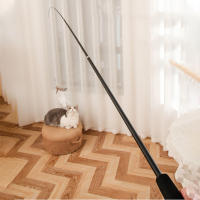 Varita Telescópica Para Gatos Extensible 1.8m Juguete De Pena Resistente Al Rasguño Para Aliviar La Aburrición De Los Gatos - details 0