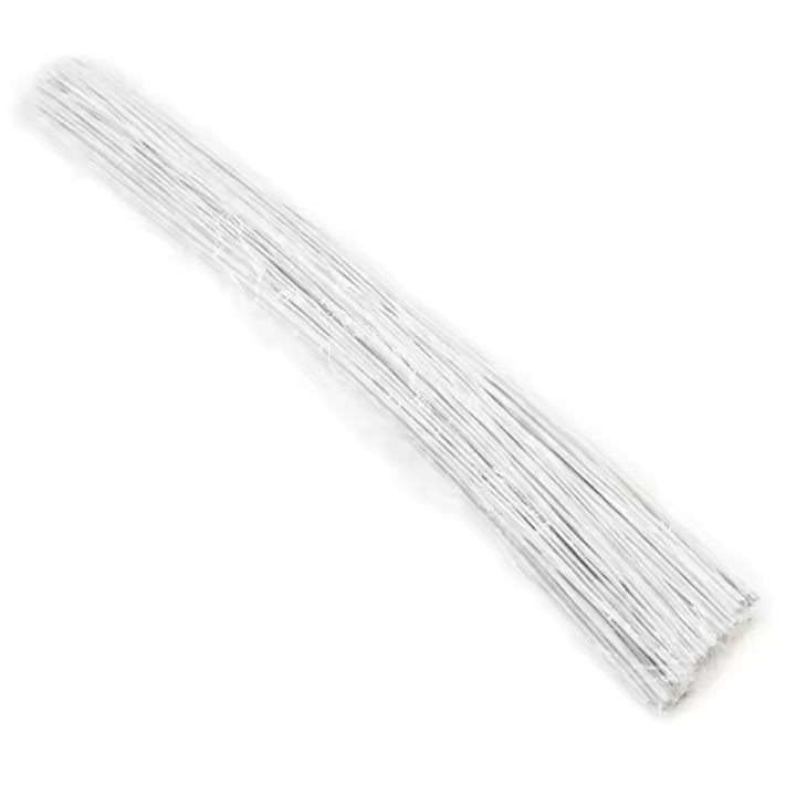 50Pcs 26# 0.45mm 36CM Wire Floral Alta Calidad Cubierta De Papel Ramas Artificiales Para DIY Accesorios De Flores Nylon - 1