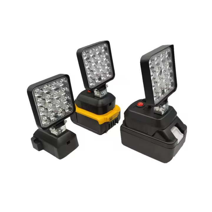 Luz De Trabajo LED 48W Torcha Compatible Con Herramientas Cordless Makita Dewalt Milwaukee 20V Reparación De Automóviles Con Batería - 1