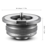 Adaptador De Gas Para Camping CAMPINGMOON Z13M Split Tipo Magnético Convertidor De Conector Para Cocina Al Aire Libre Y Pícnic Material De Aluminio - details 3