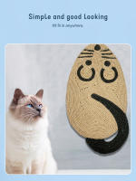 Alfombra De Rascado Para Gatos En Forma De Ratón Divertido Tablero Colgante De Tres Niveles Antideslizante Material De Sisal - details 9