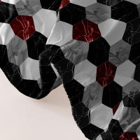 Funda De Suelo De Marfil Con Patrón De Moda 1 Pieza Poliéster 100% Funda De Cama Con Estampado Geométrico Para Dormitorio - details 5