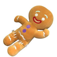 Muñeco De Mantequilla De Gengibre Peluche Suave Muñeco De Cookie Decoración De Habitación Regalo De Cumpleaños Para Todas Las Edades - details 6