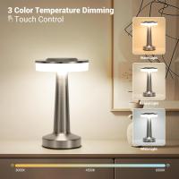 Lámpara De Mesa LED Táctil Recargable Luz Nocturna Para Escritorio Decorativa Para Restaurante Hotel Bar Bedroom Moderno - details 2