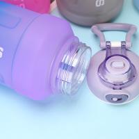 Taza Deportiva Portátil De Plástico 1300ml Con Pajita Cambio De Color Tetera Frosted Para Adultos Adecuada Para Senderismo - details 6