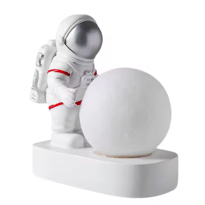 3D Galaxy Bola de Cristal Noche Luz lámpara cabecera con soporte Navidad regalo - 1