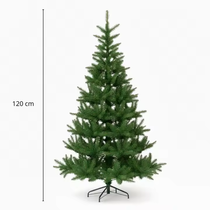 Árbol de Navidad Verde Frondoso con Base Antideslizante | Fácil Montaje | Varios Tamaños: 120cm, 150cm, 180cm, 210cm y 240cm | Ramas Densas en PVC Realista - 1