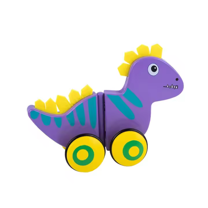 Juguete De Madera Para Bebés Y Niños Pequeños Divertido Croc O Perro Pulle along Tractor Aprendizaje Del Caminar Regalo Para Niños - 1