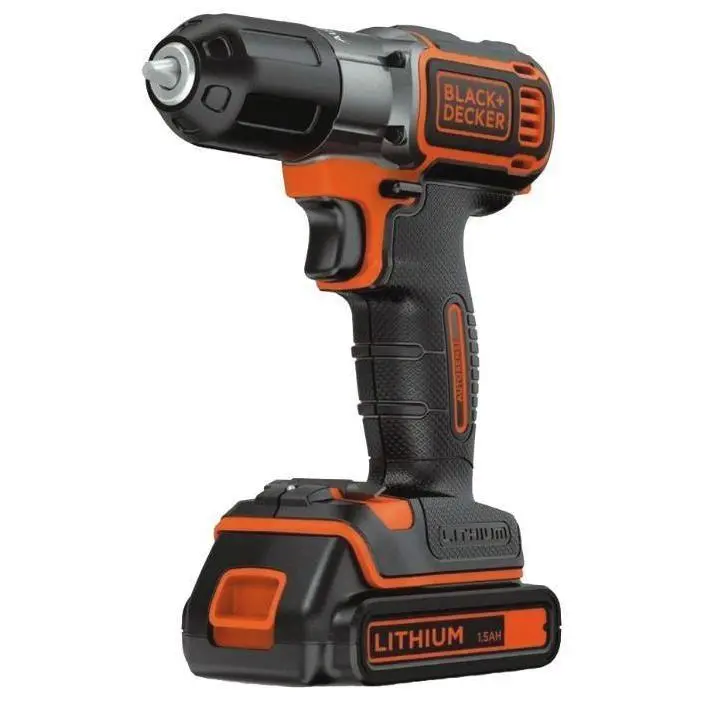 Taladro Inalámbrico Black & Decker ASD18KB - Potente y Versátil - 1