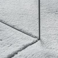 Alfombras vidaXL Gris Poliéster 160 x 230 cm Alfombras de Área Ovalada - details 6