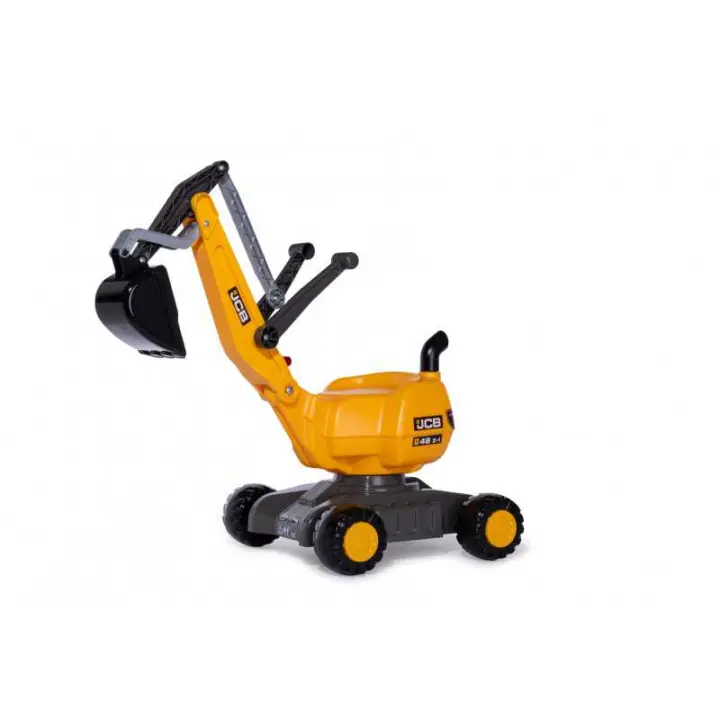 Rolly Toys Excavadora JCB de Plástico Funcional 360° Giratorio - Correpasillos para Niños - 1