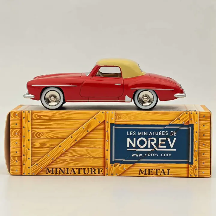 Modelo De Coche Miniatura Norev 1:43 Para 190 SL Rojo CL3512 Colección De Automóviles Regalo Metal Sin Batería Para Mayores De 14 Años - 1
