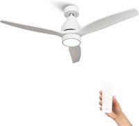 -Ventilador de techo Brizy Bright | 30 W | 6 velocidades | Ultra Silencioso | 3 Aspas 132 diámetro | Función Verano-Invierno | Temporizador | LED | Blanco - details 0