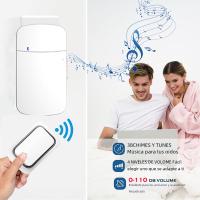 Campana De Puerta Inalámbrica a Energía Cinética Impermeable Sin Batería Con 38 Sonidos Y Volumen Alto Self-Powered Door Bell - details 1