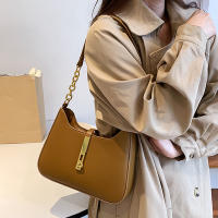 Bolso De Hombro De Lujo Pequeño Para Mujer En Cuero PU Versátil Con Cierre De Cremallera Bolsa Abrazadera Moda Sensación Avanzada - details 14