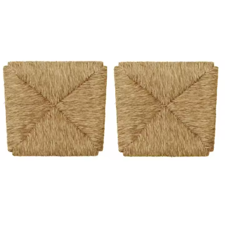 Mediawavestore - Asiento de Repuesto 996 en Paja de Río para Silla Arte Povera (2 Pz) - 1