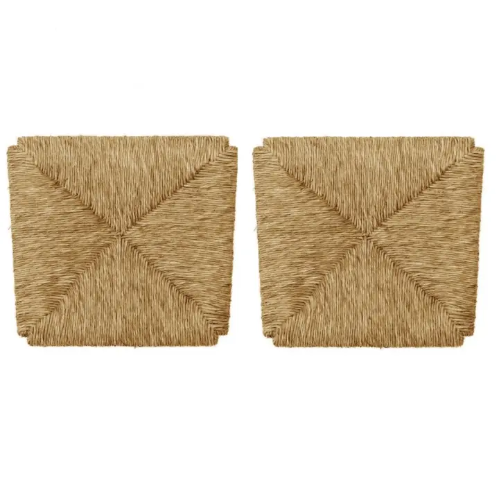 Mediawavestore - Asiento de Repuesto 996 en Paja de Río para Silla Arte Povera (2 Pz) - 1
