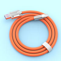 Cable Micro USB 120W 7A Carga Rápida Para Android Universal Móvil Aluminio Suave Cable De Datos USB Cordón De Carga Rápida - details 1