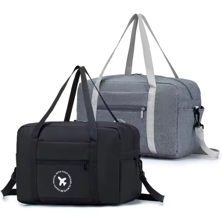Bolsa de CABIN Ryanair, 40x20x25, Bolsa de viaje, paquete de 2, Bolsa de CABIN plegable Debajo del asiento, Bolsa de fin de semanainperable, Bolsa de equipamiento de mano Ligera - 1
