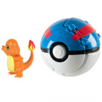 Figura De Acción Pokemon Ball Pokeball Anime Juguete Para Niños Pikachu Charizard Squirtle Monstruo De Bolsillo Muñeco De Modelado Regalo - details 4