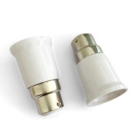 Adaptador De Bombilla B22 a E27 Sin Soldar 1/4/10 Piezas Soporte De Lámpara Convertidor De Sockets Extensión Para Bombillas - details 0
