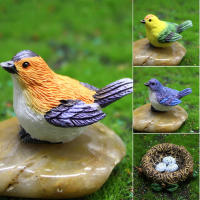 Estatua De Bird Ornament En Resina Para Jardín Adorno Animal DIY Escultura Decoración De Árbol Exterior Estilo Yard Ornament - details 0