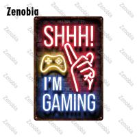 Tin Sign De Metal Video Games Decoración Para La Habitación Del Juego Zona Gamer Placa De Hierro Decorativa Rectangular - details 8