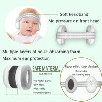 Auriculares con cancelación de ruido ajustables para bebés, protección auditiva, orejeras con reducción de ruido para bebés de hasta 36 meses - details 1