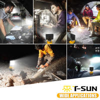 Luz De Trabajo LED Portátil 5200LM 48W Sin Batería Base Ajustable Luz De Inundación Recargable Para DeWalt Material ABS - details 7