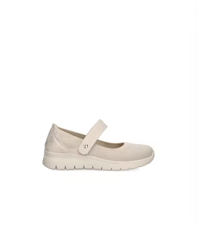 Amarpies - Zapato Beige con Suela Plana - Diseño Cómodo - 1
