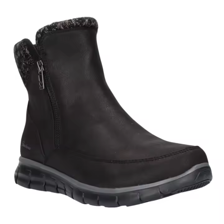 Botín Alto / Botas Skechers Synergy - Lovely Colla Material Sintético Y Textil Para Mujer Color Negro - 1