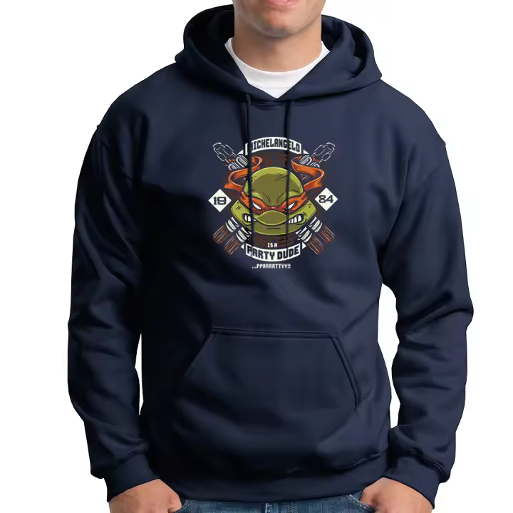Sudadera con capucha Tortugas Ninja. Leonardo. Raphael. Donatello. Michelangelo. Cowabunga. Varios colores. Todas las tallas. - 1