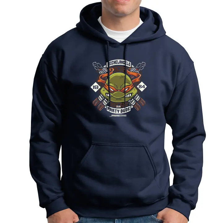 Sudadera con capucha Tortugas Ninja. Leonardo. Raphael. Donatello. Michelangelo. Cowabunga. Varios colores. Todas las tallas. - 1