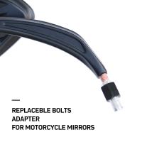 Accesorios Para Manillar De Motocicleta Adaptador De Hilo De 8mm a 10mm Aluminio CNC Para Bicicleta Eléctrica Motocicleta Scooter Moped Supermoto - details 1