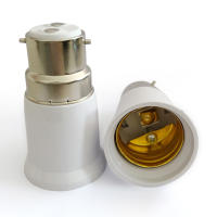 Adaptador De Bombilla B22 a E27 Sin Soldar 1/4/10 Piezas Soporte De Lámpara Convertidor De Sockets Extensión Para Bombillas - details 2