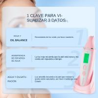 Testador Digital De Piel LCD Analizador De Hidratación Y Aceite Para Cuidado De La Piel Detector De Agente Fluorescente Para Frontal Y Patoleta - details 3