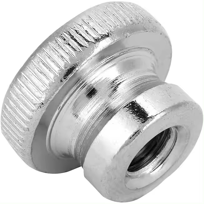 Tuerca de mango M8, herramienta de apriete manual de tuerca moleteada de acero al carbono(M8（2pcs）) - 1