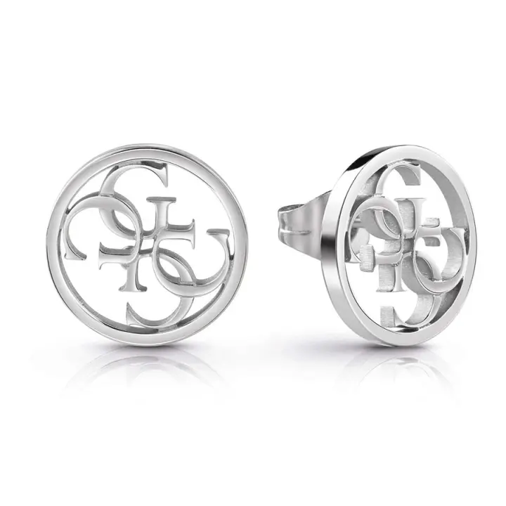 GUESS Pendientes Mujer Acero Inoxidable Plateado Never Without UBE28073 - 1