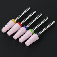 Nueva Rosca De Uñas Cerámica Rosa 5 En 1 Para Máquina Eléctrica De Perforación Tamaño 3/32" Retira Rápidamente Acrílico O Gel Duro - details 13