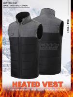 Chaleco Calentado Para Hombres Y Mujeres Tamaño 6XL Chaqueta Eléctrica USB Calentador Corporal Térmico Para Invierno Motorista - details 0
