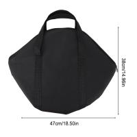Bolsa De Almacenamiento Para Barbacoa 600D Oxford Impermeable Y Duradera Con Manija Tamaño 47x38cm Para Exteriores Y Cocina - details 9