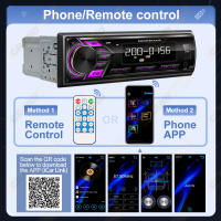 Reproductor De Música Para Coche Con Pantalla LED Y Controles Remotos USB FM Radio Tuner 1din AUX Input Bluetooth Y Pantalla LED - details 7