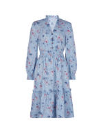 Vestido Casual De Mujer Con Estampado Floral Cuello V Manga Larga A-Line Longitud De Rodilla Cintura Alta Primavera Otoño Invierno - details 27