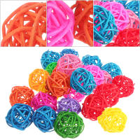 Juguete De Masticación Para Pájaros 50 PCS Bola De Rotura Para Periquito Juguete Divertido De Masticar Hierba Y Vines Para Acuario - details 1