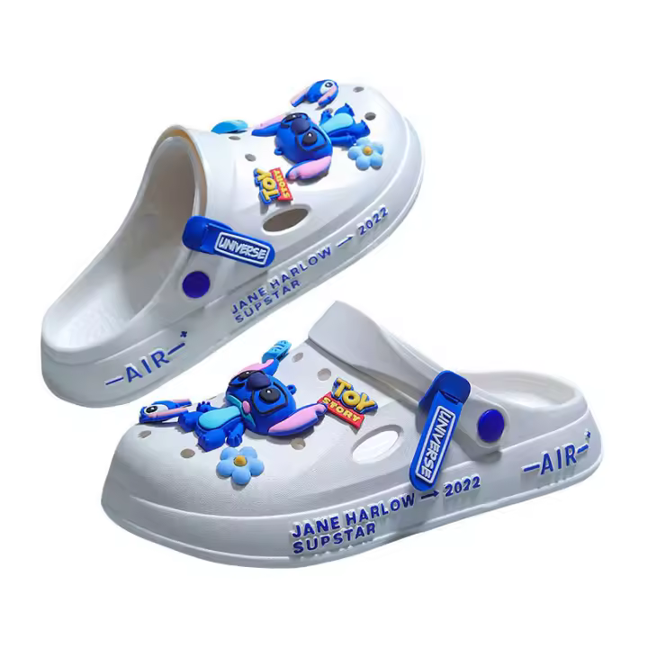Sandalias De Playa Disney Cómodas Y Transpirables Para Parejas Antideslizantes Con Agujeros Clogs De Verano Para Hombres - 1