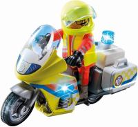 Playmobil  City Life 71205 Moto de Emergencias con luz Intermitente, + 4 años - details 3